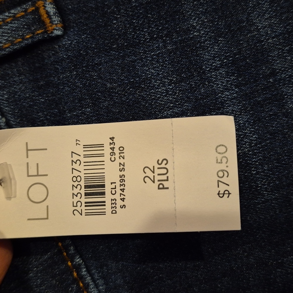 LOFT, MODERN SKINNY JEANS.  NWT, SIZE 22 PLUS. - Picture 6 of 12
